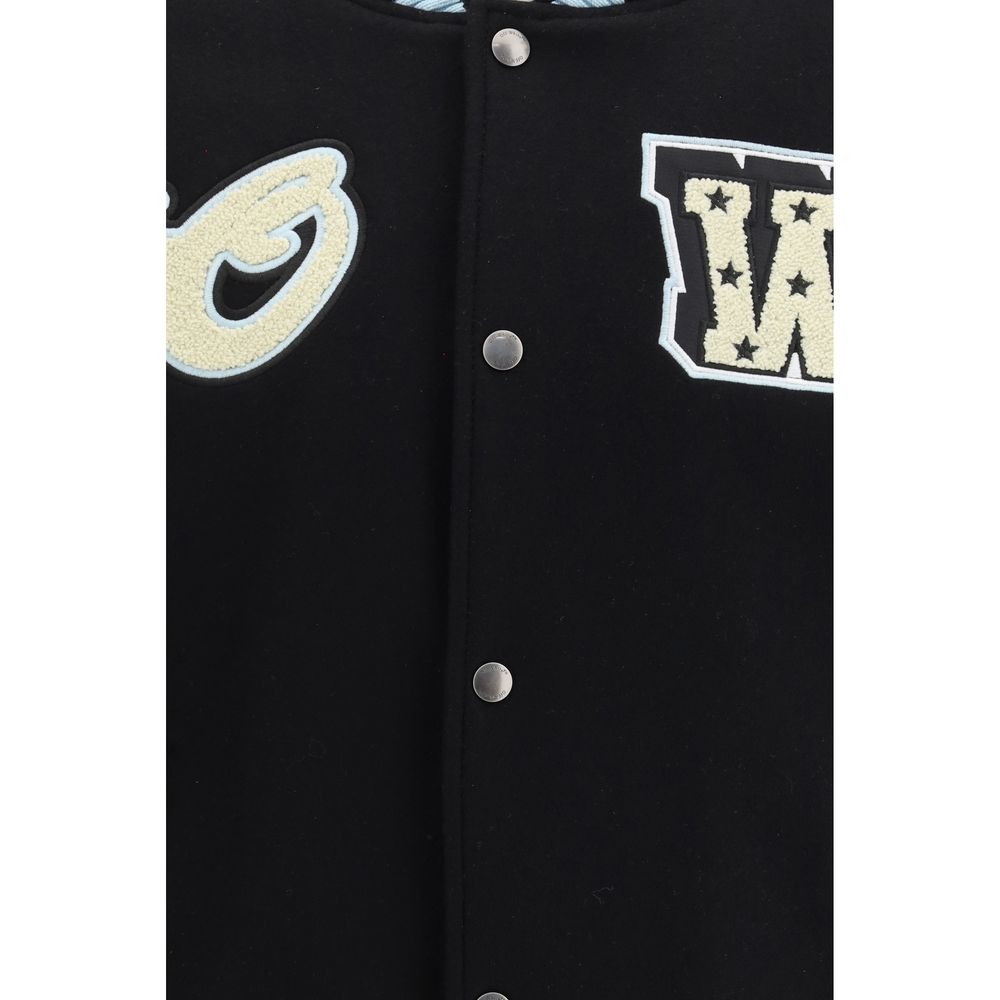 Off-White Black Wool Bomber Off-White