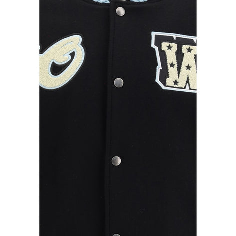 Off-White Black Wool Bomber Off-White