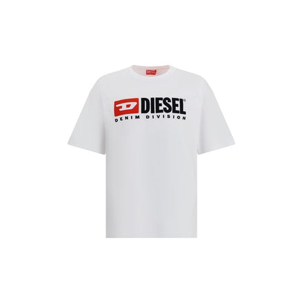 Diesel White Cotton T-Shirt Diesel