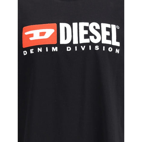 Diesel Black Cotton T-Shirt Diesel