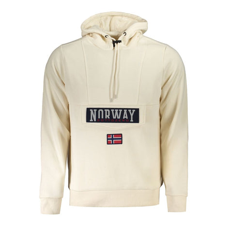 Norway 1963 Beige Cotton Men's Sweatshirt Hoodie Norway 1963