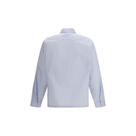Prada Blue Polyamide Pattern Shirt