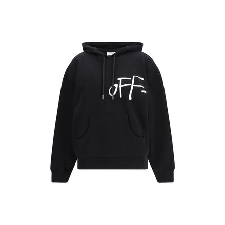 Off-White Black Cotton Sweatshirt