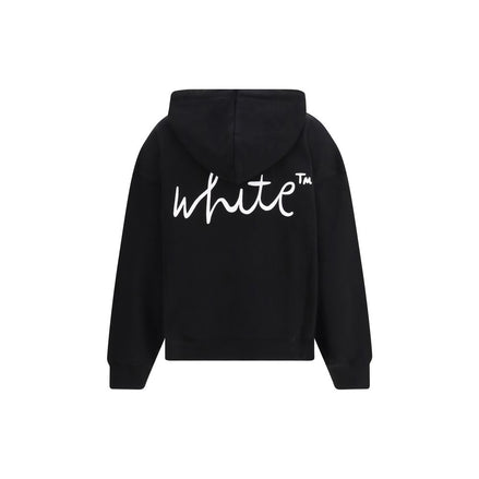 Off-White Black Cotton Sweatshirt