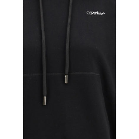 Off-White Black Cotton Sweatshirt