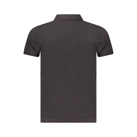 Tommy Hilfiger Black Cotton Men's Polo Shirt