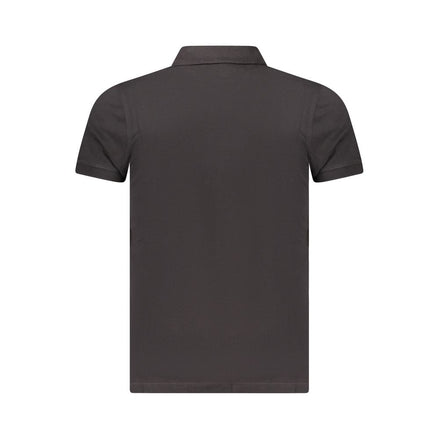Tommy Hilfiger Black Cotton Men's Polo Shirt