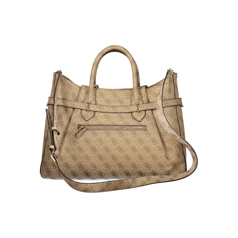Guess Jeans Beige Polyurethane Women Handbag