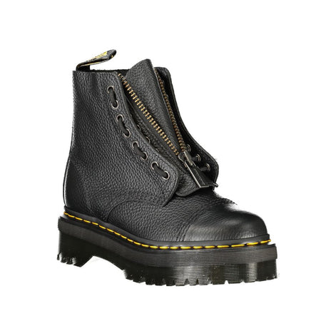 Dr. Martens Black Leather Unisex Ankle Boot