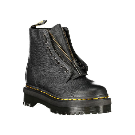 Dr. Martens Black Leather Unisex Ankle Boot