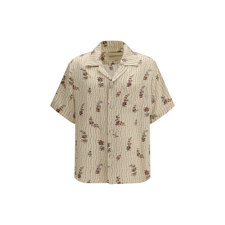Valentino Multicolor Silk Pattern Shirt