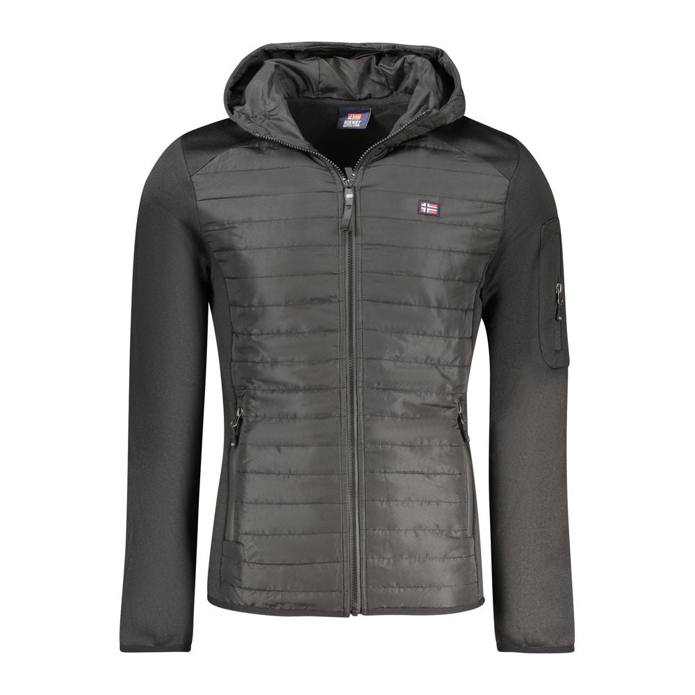 Norway 1963 Nero Poliestere Uomo Giubbotto