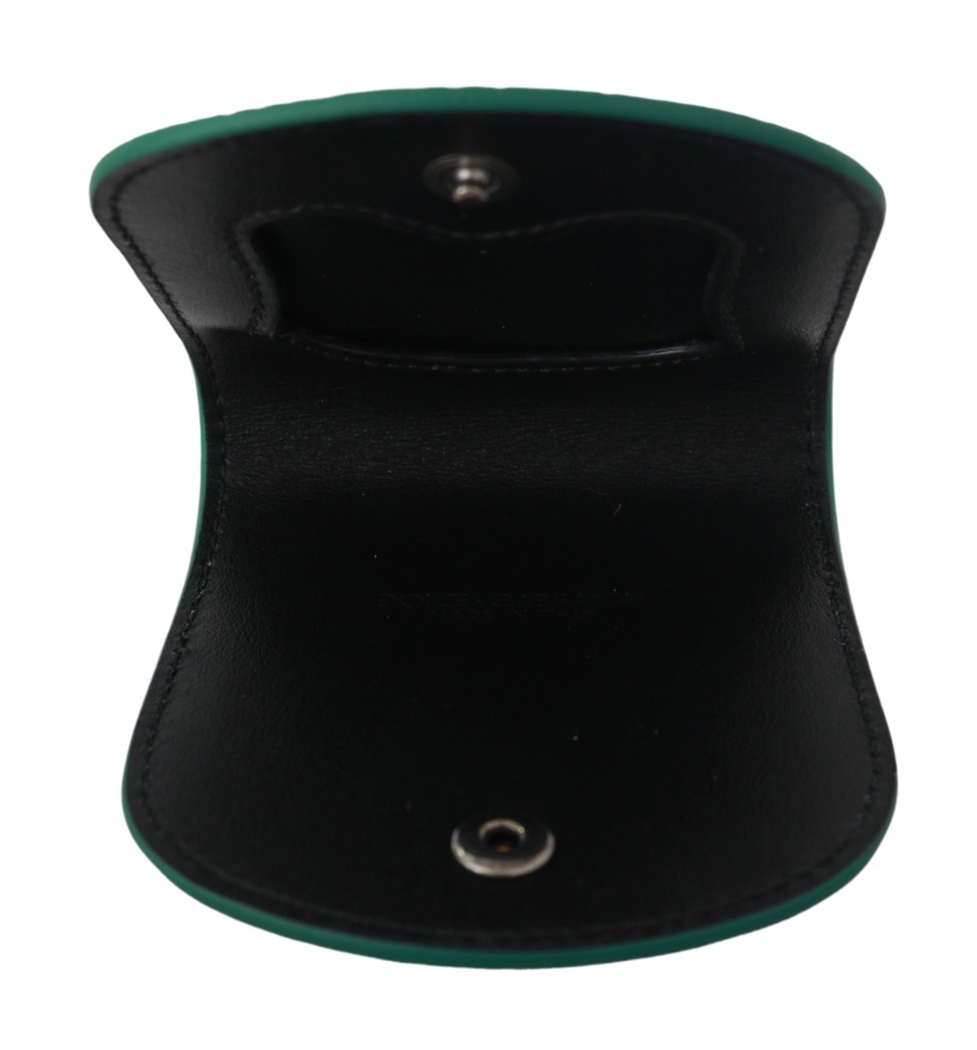 Dolce & Gabbana Green Exotic Skins Condom Case Holder Wallet Dolce & Gabbana