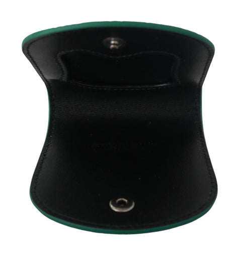 Dolce & Gabbana Green Exotic Skins Condom Case Holder Wallet Dolce & Gabbana