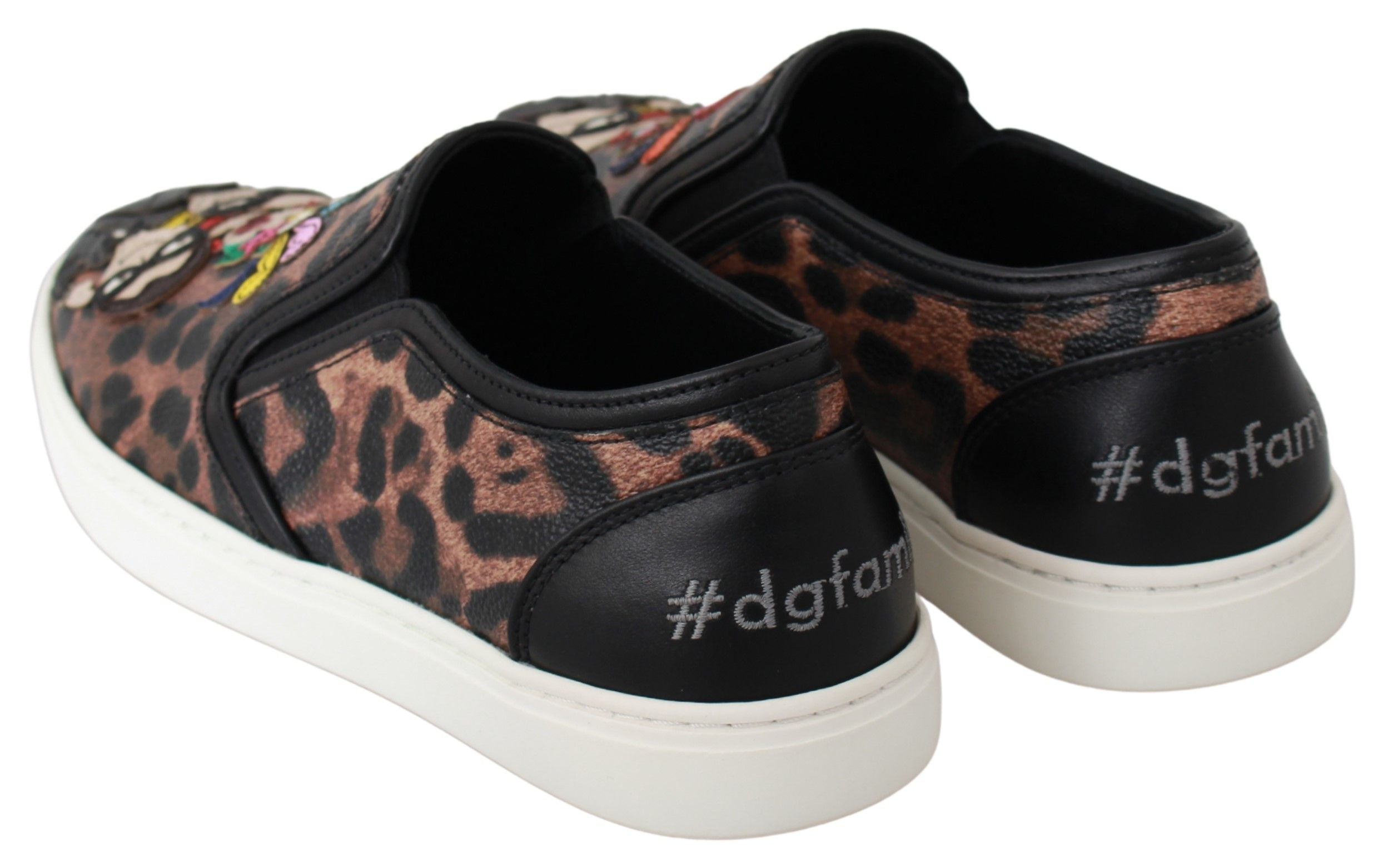 Dolce & Gabbana Leather Leopard #dgfamily Loafers Shoes Dolce & Gabbana