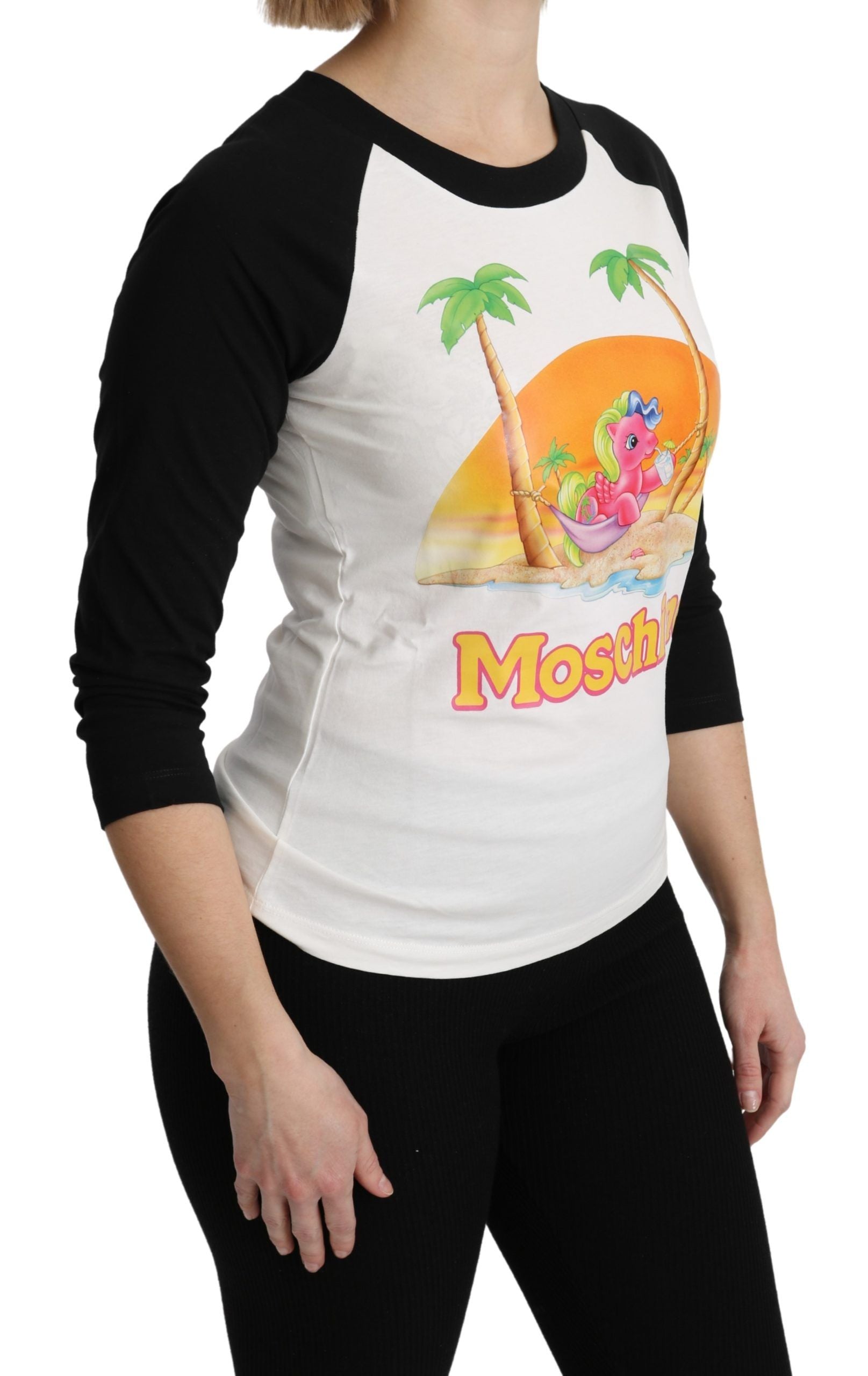 Moschino White Cotton T-shirt My Little Pony Top Tshirt Moschino