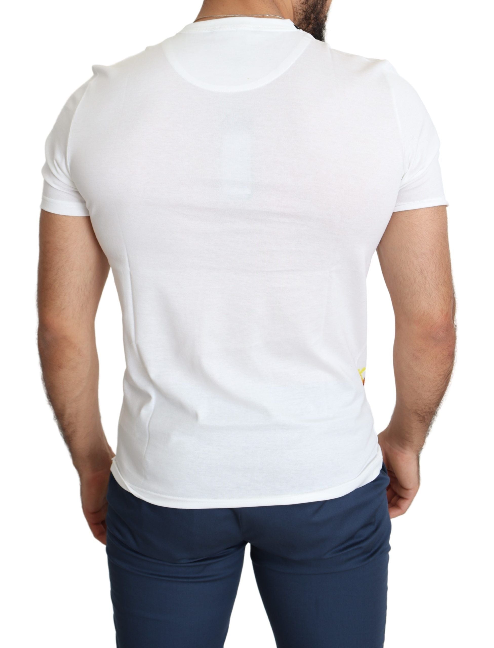 Dolce & Gabbana White Saint Valentine Print Cotton Men T-shirt Dolce & Gabbana