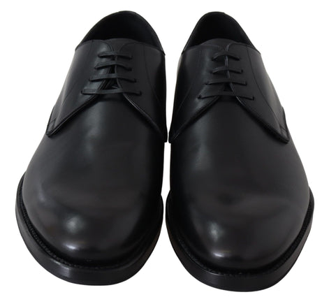 Dolce & Gabbana Black Leather SARTORIA Hand Made Shoes Dolce & Gabbana