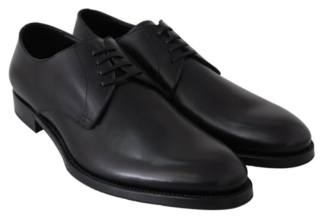 Dolce & Gabbana Black Leather SARTORIA Hand Made Shoes Dolce & Gabbana