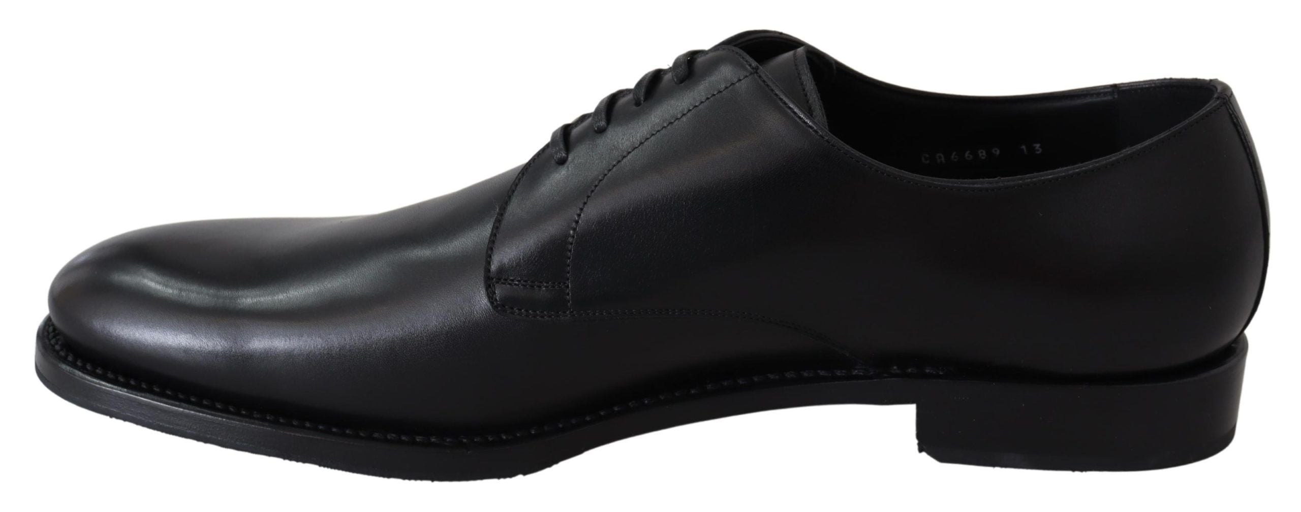 Dolce & Gabbana Black Leather SARTORIA Hand Made Shoes Dolce & Gabbana