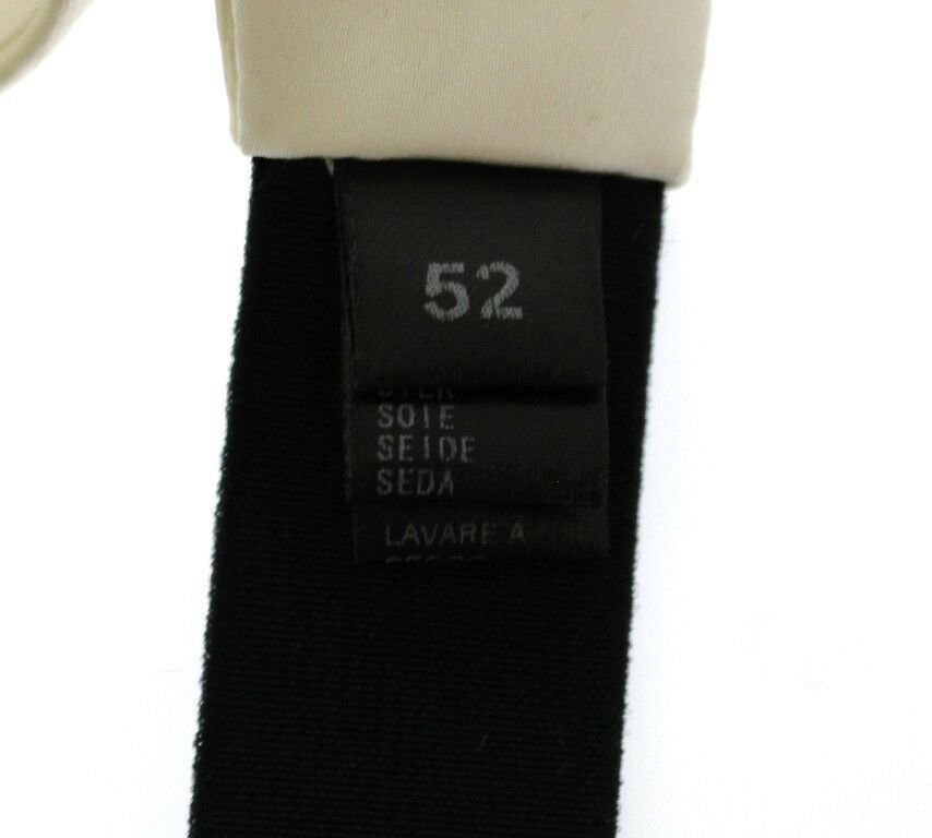 Dolce & Gabbana White Waist Silk Cummerbund Belt Dolce & Gabbana