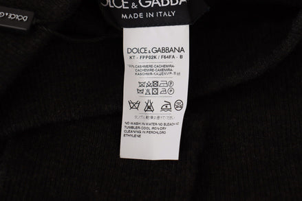 Dolce & Gabbana Gray Cashmere Tights Stocking Pantyhose Socks Dolce & Gabbana