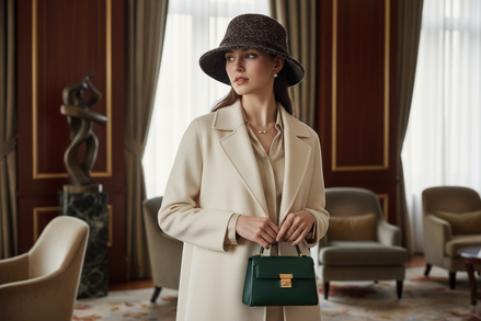 Dolce & Gabbana Gray Melange Blended Textured Tweed Hat Dolce & Gabbana