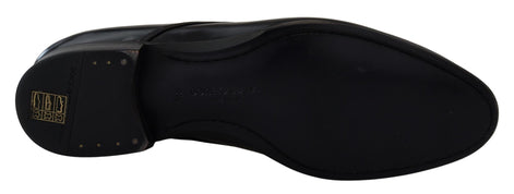 Dolce & Gabbana Black Leather Formal Dress Shoes Dolce & Gabbana