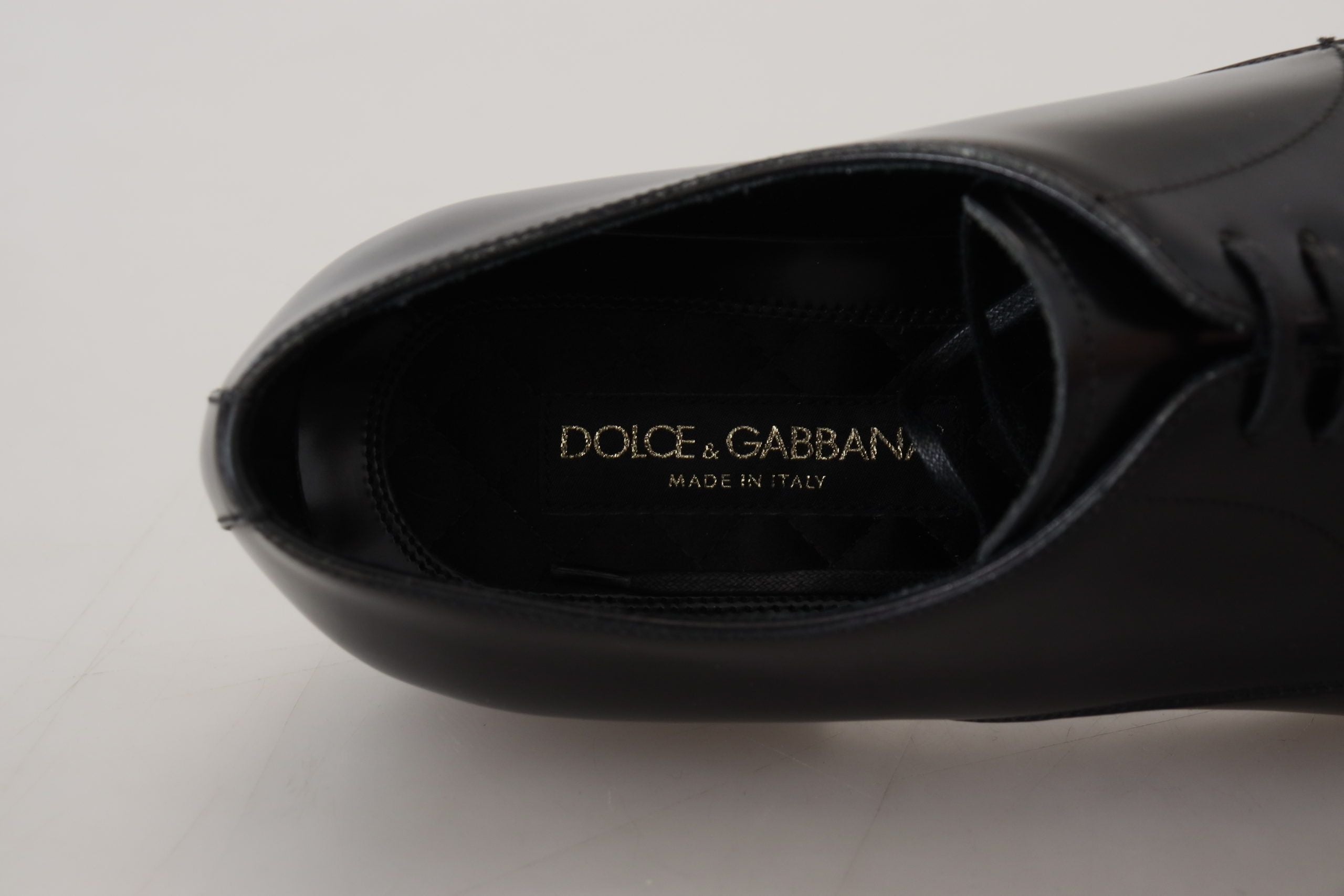 Dolce & Gabbana Black Leather Formal Dress Shoes Dolce & Gabbana