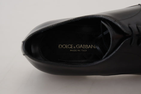 Dolce & Gabbana Black Leather Formal Dress Shoes Dolce & Gabbana