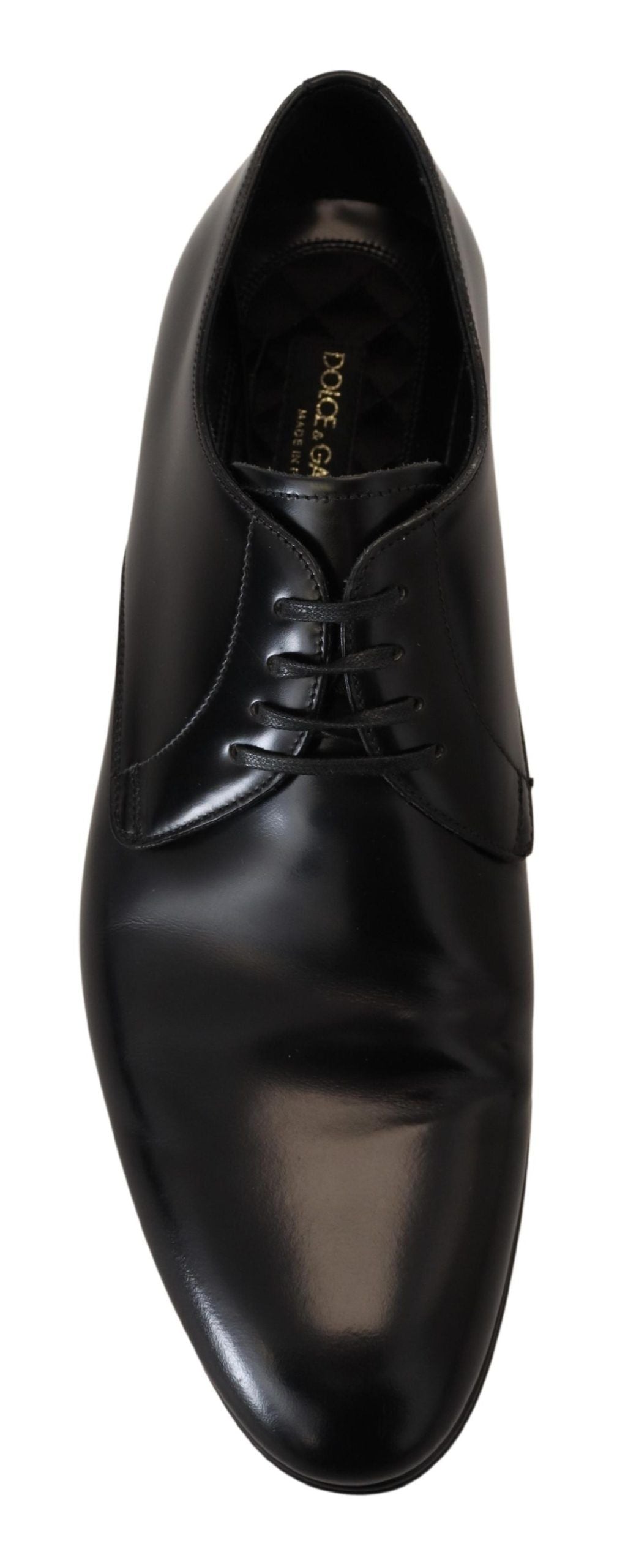 Dolce & Gabbana Black Leather Formal Dress Shoes Dolce & Gabbana