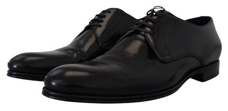 Dolce & Gabbana Black Leather Formal Dress Shoes Dolce & Gabbana
