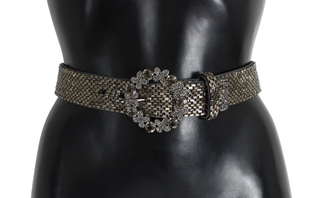 Dolce & Gabbana Crystal Buckle Sequined Waist Belt Dolce & Gabbana