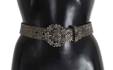 Dolce & Gabbana Crystal Buckle Sequined Waist Belt Dolce & Gabbana