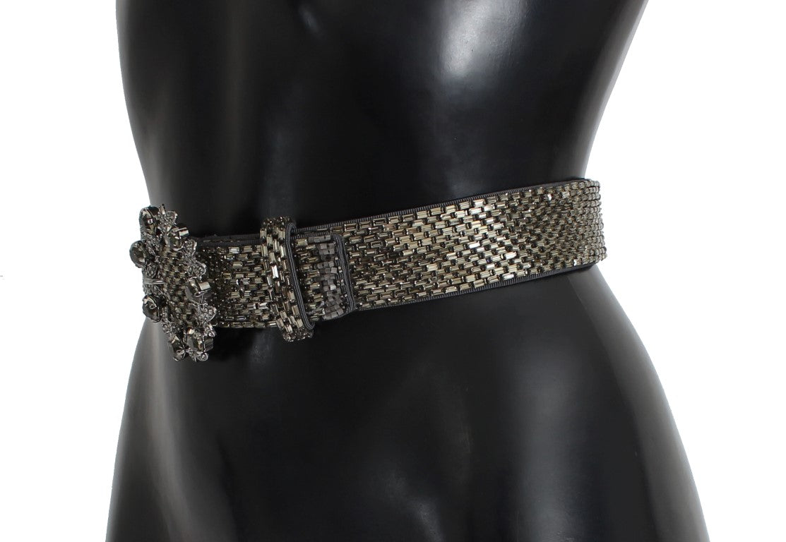 Dolce & Gabbana Crystal Buckle Sequined Waist Belt Dolce & Gabbana