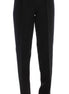 Ermanno Scervino Black Striped Cotton Blend Wide Legs Pants Ermanno Scervino