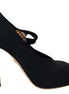Dolce & Gabbana Black Socks Stretch Crystal Pumps Shoes Dolce & Gabbana