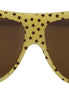 Dolce & Gabbana Yellow Stars Acetate Square Shades DG4125 Sunglasses Dolce & Gabbana