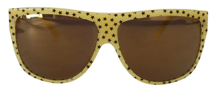 Dolce & Gabbana Yellow Stars Acetate Square Shades DG4125 Sunglasses Dolce & Gabbana