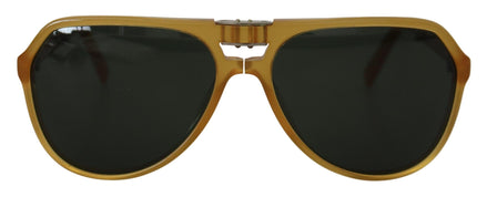 Dolce & Gabbana Yellow Acetate Black Lens Aviator DG4196 Sunglasses Dolce & Gabbana