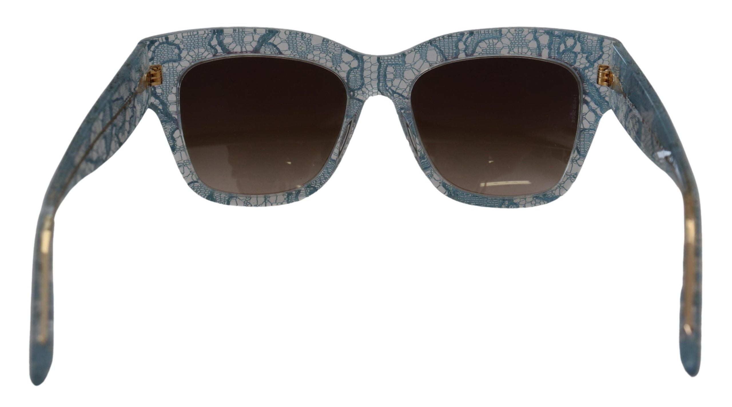 Dolce & Gabbana Blue Lace Acetate Crystal Butterfly DG4231 Sunglasses Dolce & Gabbana