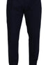 Dolce & Gabbana Blue Cotton Slim Trousers Chinos Pants Dolce & Gabbana