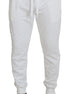 Dolce & Gabbana White Sport Logo Cotton Sweatpants Trousers Pants Dolce & Gabbana