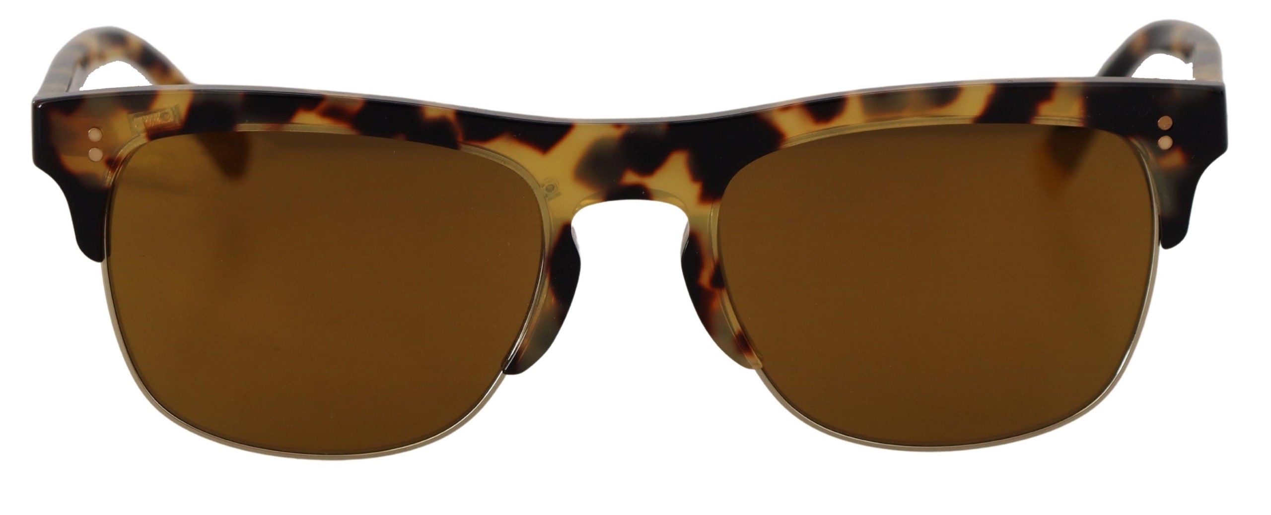 Dolce & Gabbana Brown Gold Acetate Havana DG430A Sunglasses Dolce & Gabbana