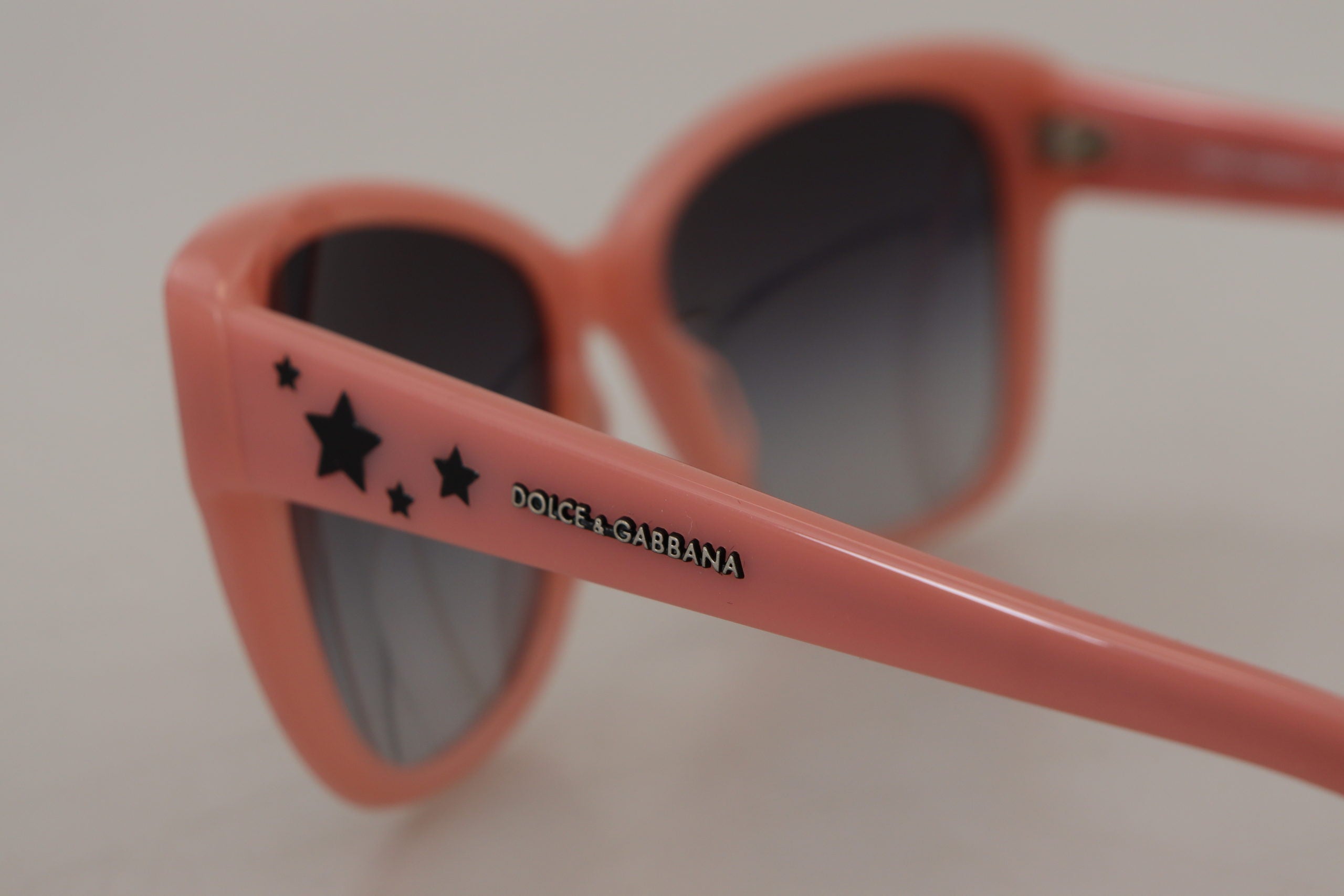 Dolce & Gabbana Pink Acetate Frame Stars Embellishment DG4124 Sunglasses Dolce & Gabbana