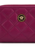 Versace Elegant Purple Quilted Leather Wallet Versace