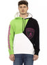 Automobili Lamborghini White Cotton Men Sweater with Hood Automobili Lamborghini