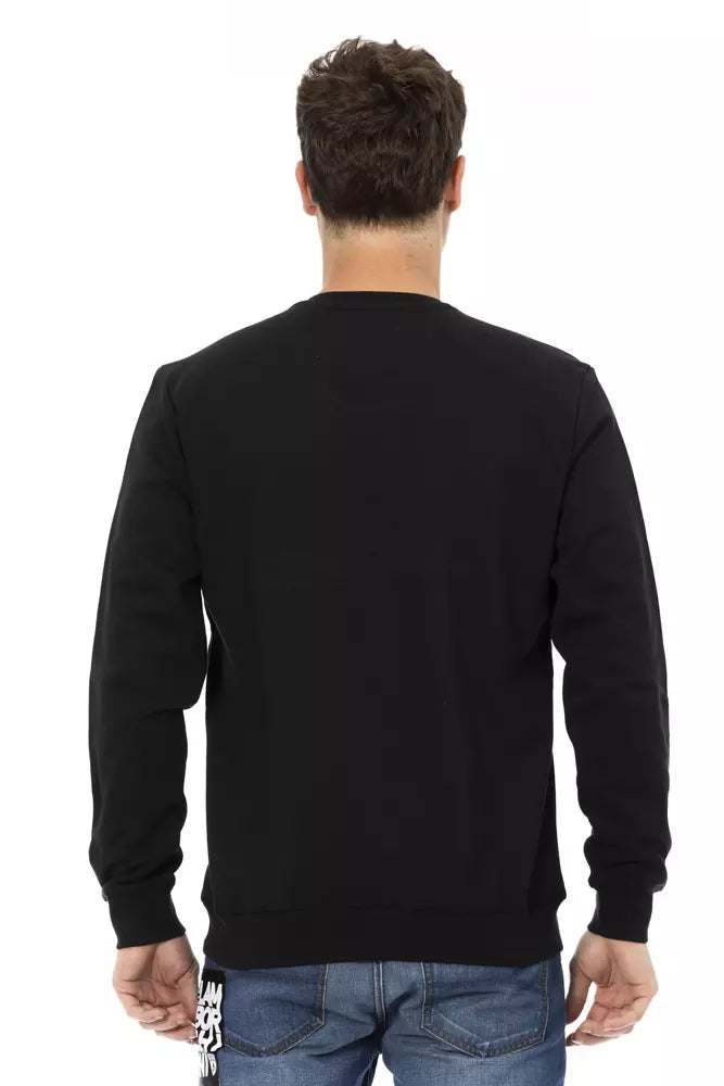 Automobili Lamborghini Black Cotton Men's Sweater Automobili Lamborghini