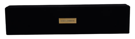 Dolce & Gabbana Black Velvet Logo Plaque Storage Bracelet Jewelry Box Dolce & Gabbana