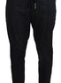 Dolce & Gabbana Grey Cotton Tapered Cotton Pants Dolce & Gabbana